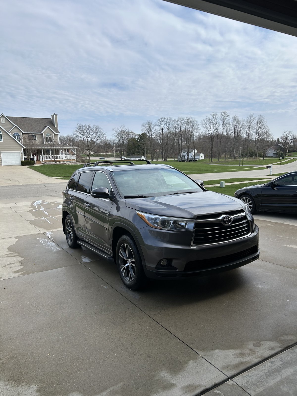 Freshly detailed vehicle